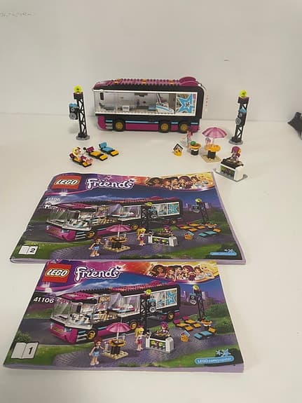 LEGO Friends Pop Star buss + studio (41106 & 41103)