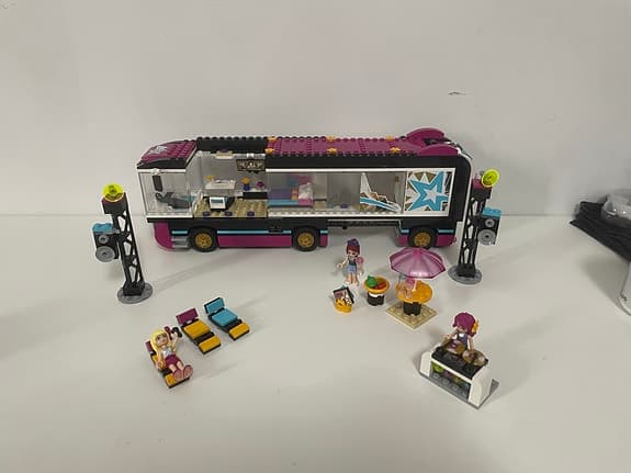 LEGO Friends Pop Star buss + studio (41106 & 41103)