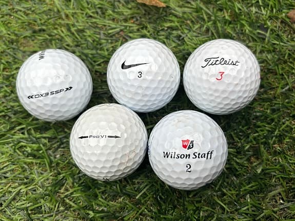 100 premium golfbollar