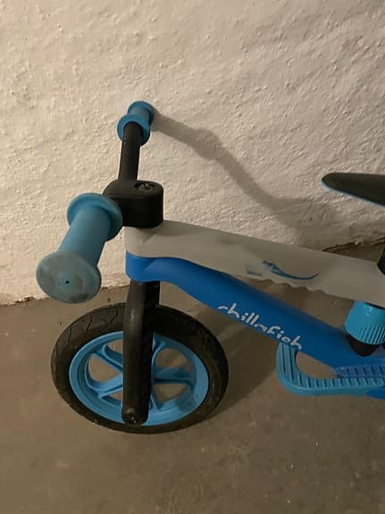 Chillafish balanscykel blå grå
