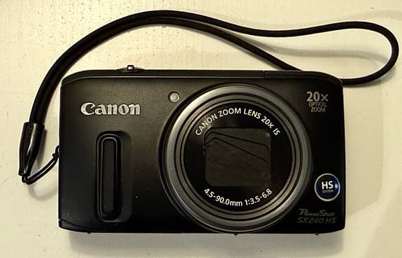 Canon PowerShot SX240 HS + undervattenshus WP-DC46