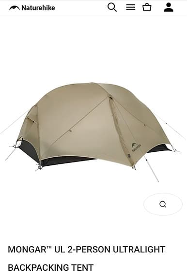 Naturehike Mongar UL 2 tält