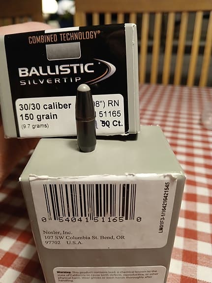 49 st kulor Nosler ballistic-silvertip 30/30