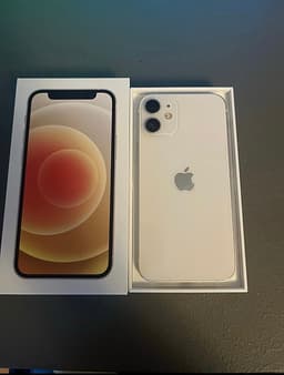 Apple iPhone 12 mini smartphone vit