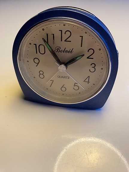 Betvil väckarklocka blå