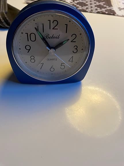 Betvil väckarklocka blå