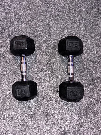 Hantlar 8 kg