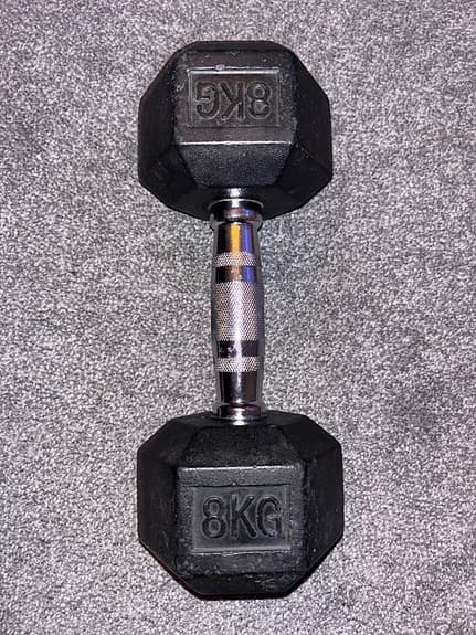 Hantlar 8 kg