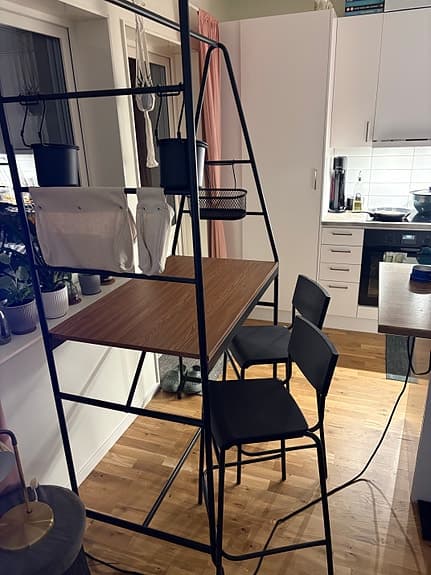 IKEA Håverud Barbord samt 2 barstolar STIG