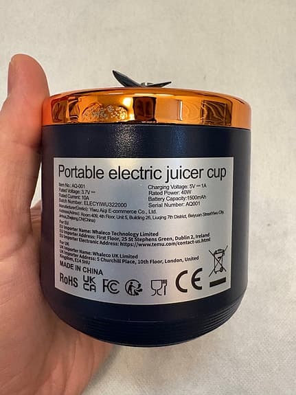 Portabel USB-blender / juicer – perfekt för smoothies