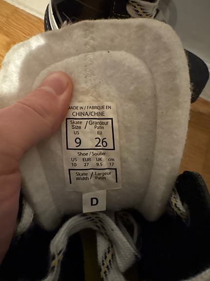 Ccm tacks 9060 skridskor stl.27 barn