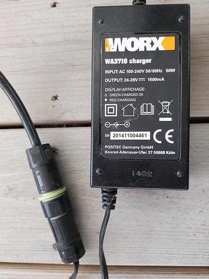 Laddare Worx WG79xE - WA3716 WA3744 & Grouw 18024