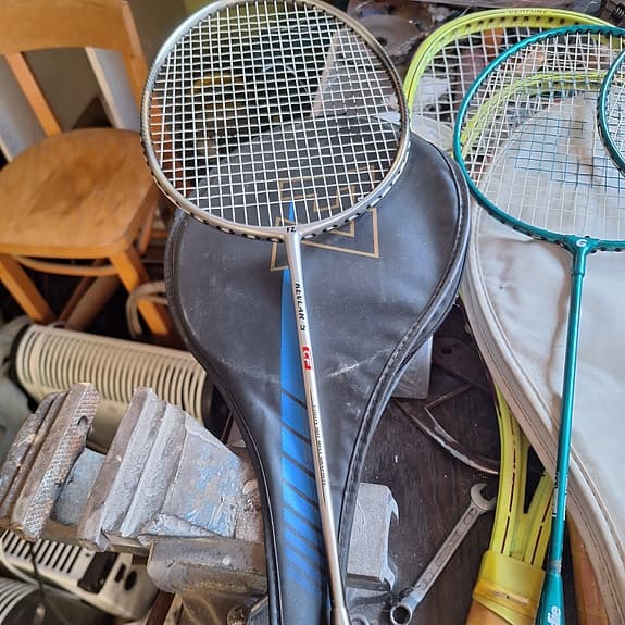 Goufe badmintonracket grön