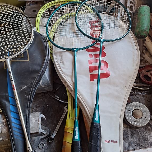 Goufe badmintonracket grön