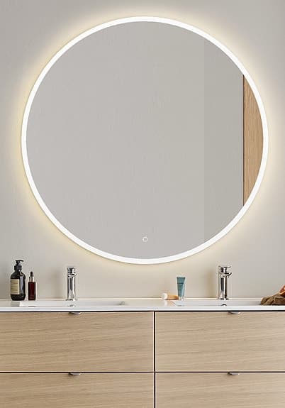 HAFA Rund badrumsspegel med LED-belysning