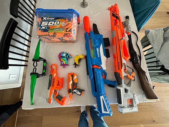 Nerf leksaksvapen