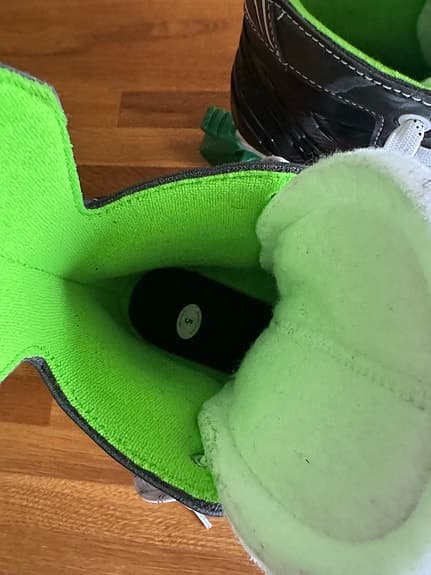 Bauer ishockeyskridskor barn storlek 26 svart/grön