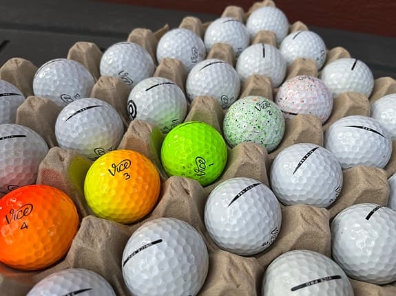 Golfbollar till säsongen