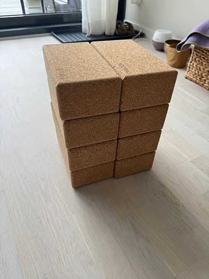 8 stk Yogiraj yogablock kork