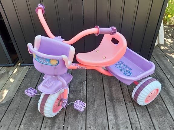 Rosa "Cool bike" trehjuling