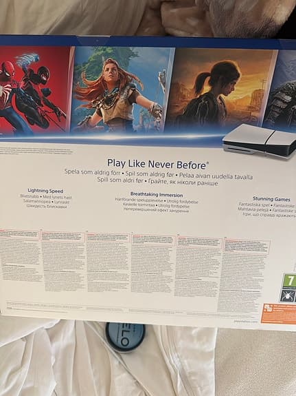 Sony Playstation 5 spelkonsol 1 TB vit