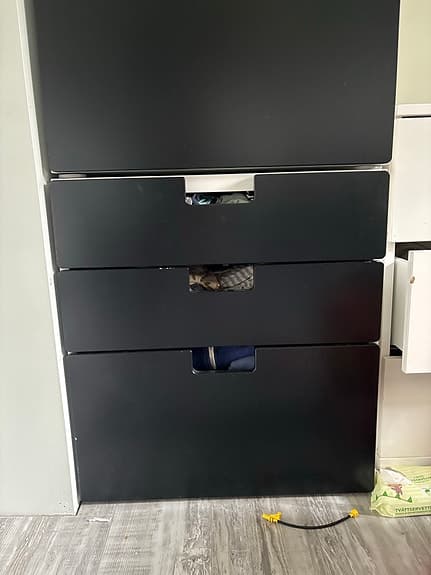 Ikea stuva barngarderob i två delar