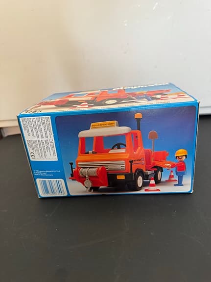 Playmobil 3755 Ny. Originalförpackning. Leksaksbil lastbil med vägarbetare
