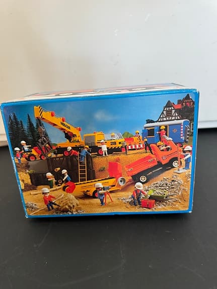 Playmobil 3755 Ny. Originalförpackning. Leksaksbil lastbil med vägarbetare