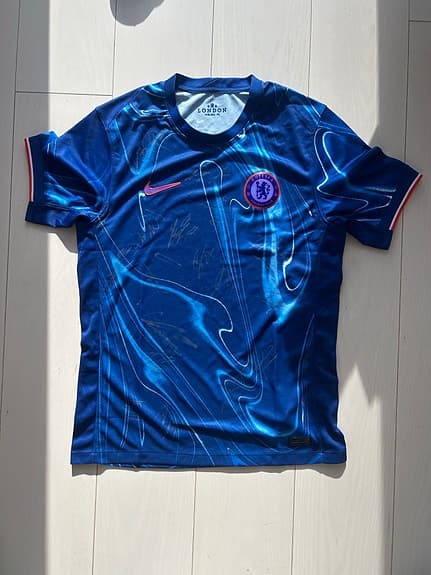 Nike Chelsea fotbollströja signerad