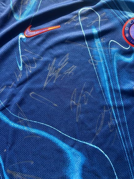 Nike Chelsea fotbollströja signerad