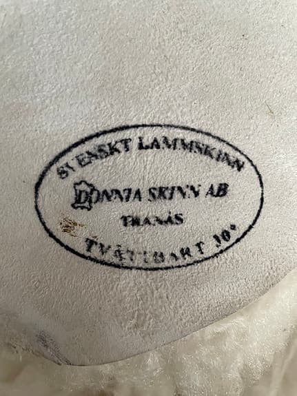 &Tradition fårskinnsmatta vit