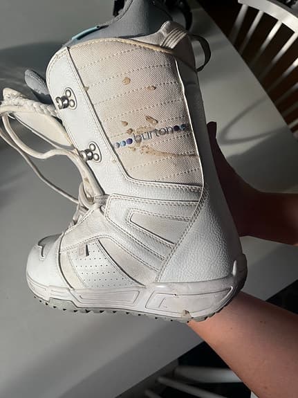 Burton snowboardboots vit storlek 38