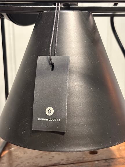 House Doctor svart Kubix taklampa 18x18 cm – nyskick