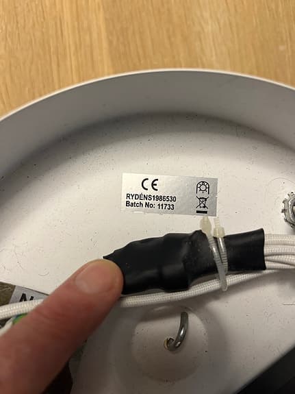 Rydéns takspot, 3 spotlights, vit, ljuskällor ingår