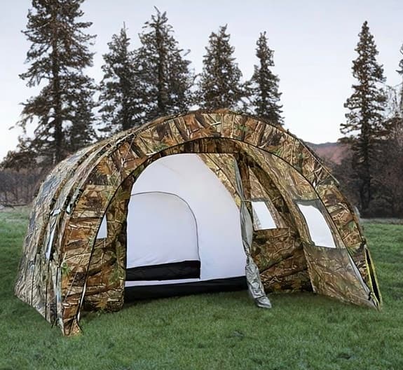 Stort Campingtält för 8–10 Personer – Vattentätt, 2 Rum + Hall