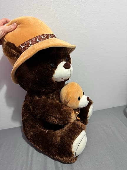 Teddy/ nallebjörn mjukisdjur brun