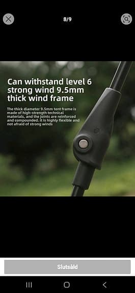 Automatiskt campingtält för 3–4 personer – Vind- och vattentätt