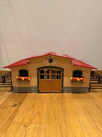 Schleich Farm World häststall leksaksset