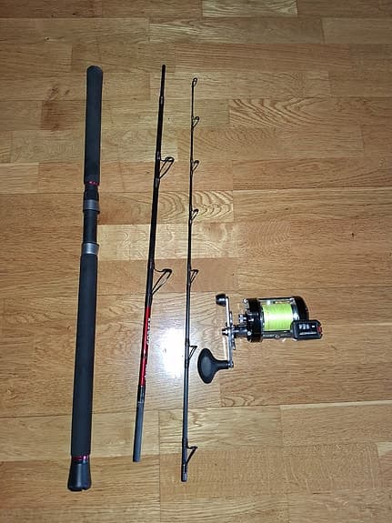 Abu Garcia 7000i LC + Okuma Cortez havsfiskeset