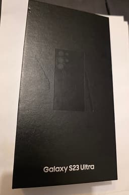 Samsung Galaxy S23 Ultra 256 GB svart ny skärm