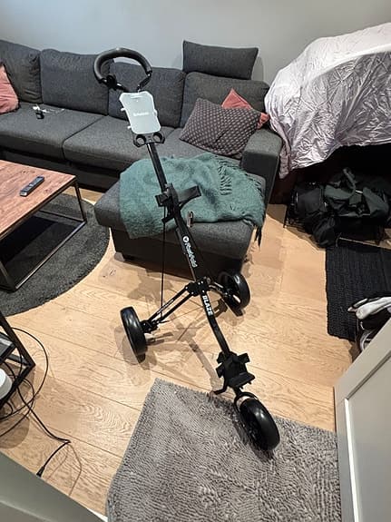 Fast fold blaze  golfvagn 3-hjul svart