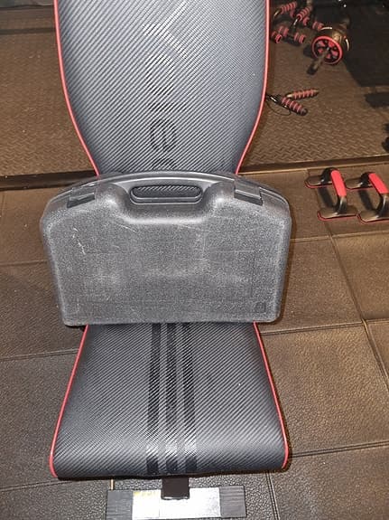 Hantelset 20 kg i väska – justerbara hantlar, nyskick.