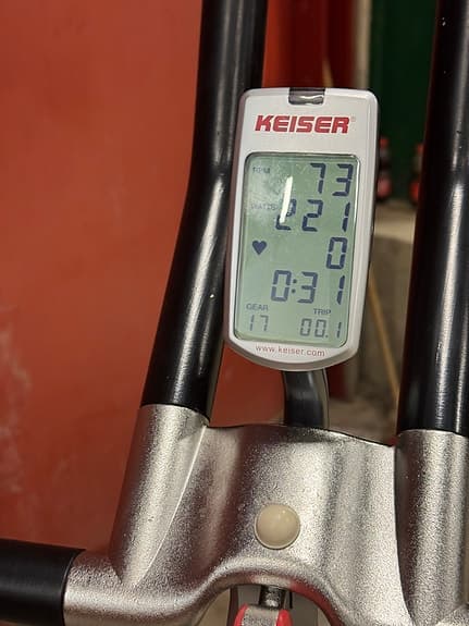 Crosstrainer/IndoorWalker , Keiser m5 beg . BILLIGT !!!!Nypris 29000kr -