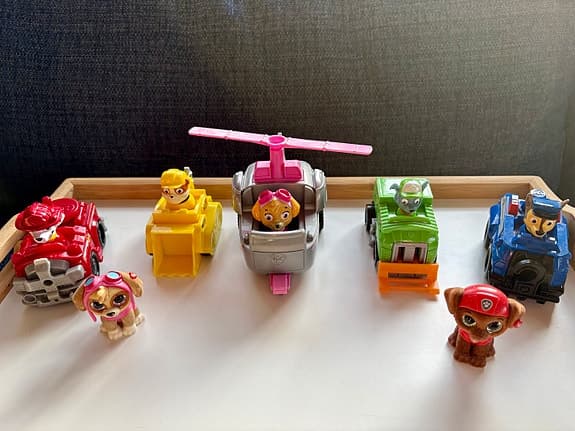Paw Patrol leksaksfordon och figurer Skye helikopter