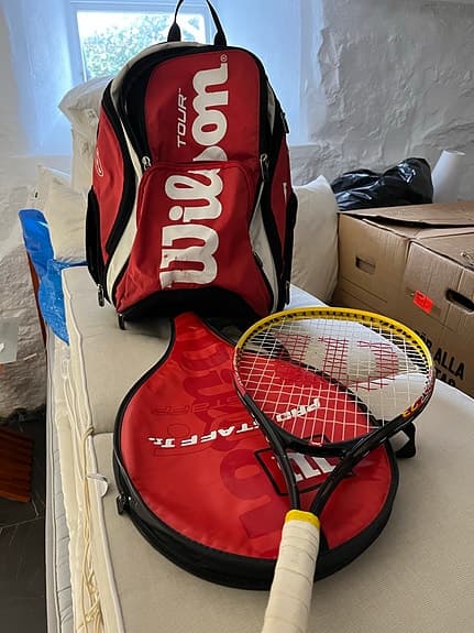 Tennisrack, tennisryggsäck och tennisrackfodral!