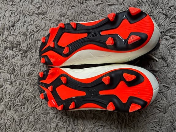 Adidas Copa Pure fotbollsskor vit röd svart i stl 38 2/3