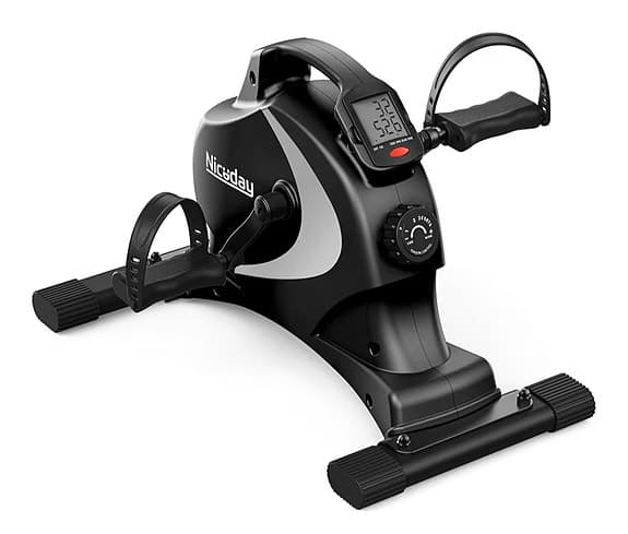 Niceday träningscykel mini motionscykel svart