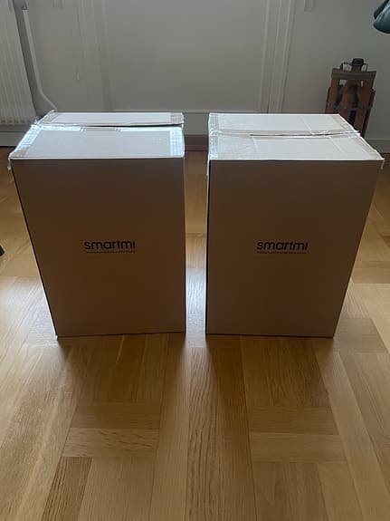 Två stycken smarta luftfuktare Smartmi/Xiaomi
