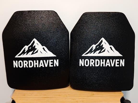 2st Nordhaven NIJ IV Silicon Carbide 25x30cm (10x12in) Bulletproof Plates