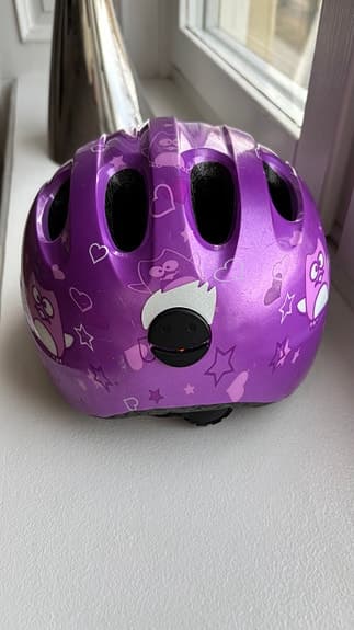 Abus cykelhjälm barn lila